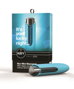 Key by Jopen Nyx Mini Massager - Robin Egg Blue