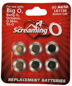 Screaming O Card of 6 x AG10 batteries (LR1130)