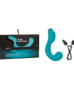 Key by Jopen Skye Rechargeable Ergonomic 'G' Wand - Robin Egg Blue
