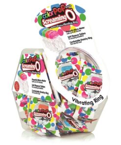 Screaming O Colour Pop Quickie Basic Ring in Candy Bowl Display (48)