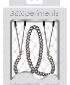 Sexperiments Tug on my Heart Nipple Clips