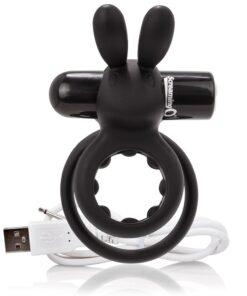 Screaming O Charged Ohare Vibrating Cock Ring - Black