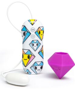 Tokidoki 10 Function Silicone Clitoral Vibrator Solitaire Purple Dimond