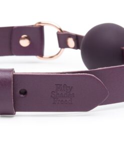 Fifty Shades Freed Cherished Collection Leather Ball Gag