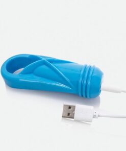 Screaming O Charged OYeah! Plus Rechargeable Vibe Ring - Blue