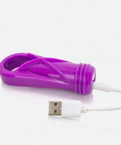 Screaming O Charged OYeah! Plus Rechargeable Vibe Ring - Purple