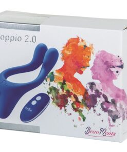 Doppio 2.0 Couples Vibrator with wireless remote control - Blue *FOR UK SALE ONLY*