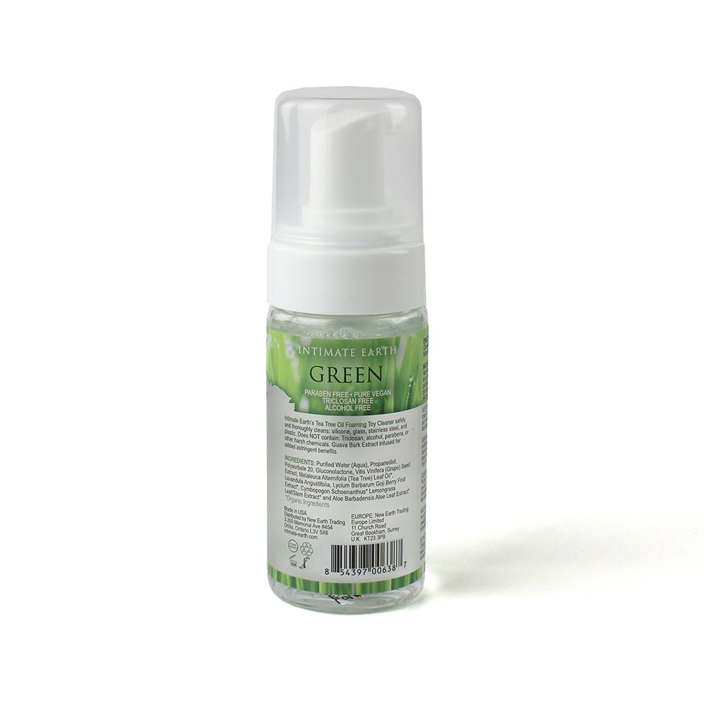 Intimate Earth Green Tea Tree Oil Foaming Toy Cleaner 3.4oz