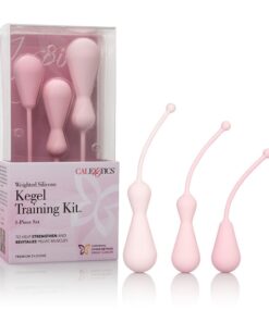 Inspire Weighted Silicone Kegel Training Kit - Pink