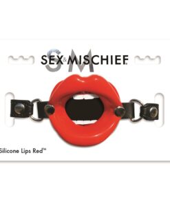 S&M Silicone Lips Red