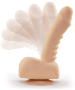 Uprize Remote Control Rising 6 Inch Vibrating Realistic Dildo Pink Flesh