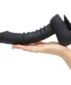 Uprize Remote Control Rising 8 Inch Vibrating Realistic Dildo Black