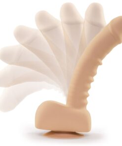 Uprize Remote Control Rising 8 Inch Vibrating Realistic Dildo Pink Flesh
