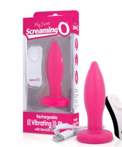 My Secret Screaming O Rechargeable Remote Control Vibrating Plug - Pink