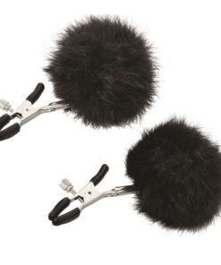 Sincerely Fur Nipple Clips - Black