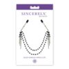 Sincerely Black Jewelled Nipple Clips