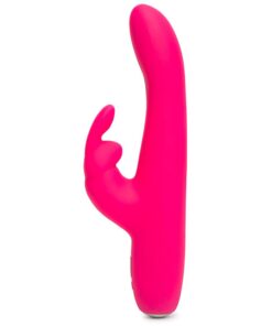 Happy Rabbit Slimline Curve USB Rechargeable Rabbit Vibrator Pink
