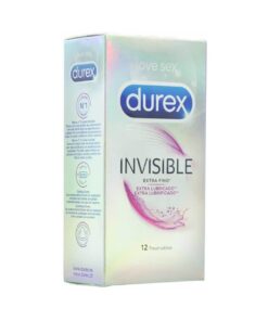 Durex Invisible Extra Lubricated 12's (New Packaging)