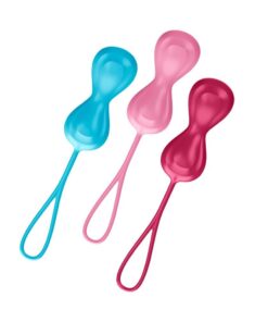 Satisfyer Balls (Set of 3) Double (7 Inch 2.11oz - 3.23oz) (Power Balls - set of 3)