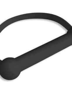 Quickie Gag Mouth Bit - Black (One Size)