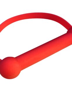 Quickie Gag Mouth Bit - Red (One Size)