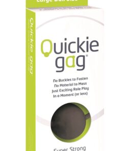Quickie Gag Large Ball - Black