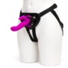 Happy Rabbit Vibrating Strap On Harness Set Purple