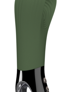 Fun Factory Manta - Moss Green - Vibrating Stroker