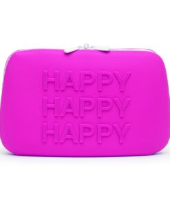 Happy Rabbit HAPPY Storage Zip Bag Large Pink/Purple