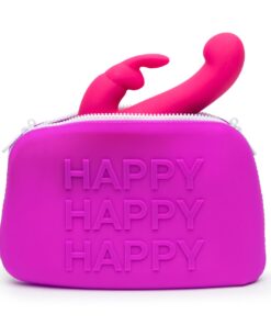 Happy Rabbit HAPPY Storage Zip Bag Large Pink/Purple