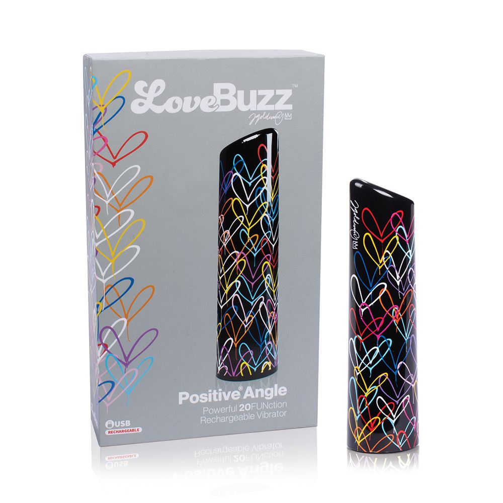 Screaming O LoveBuzz Positive Angle - Black