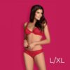 Obsessive Rougebelle 2 pcs set L/XL - Red
