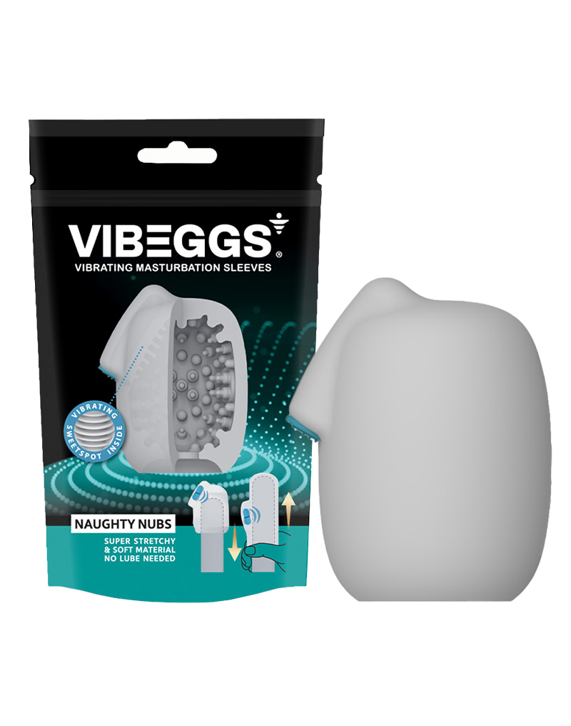 VIBEGGS – Naughty Nubs – Vibrating Masturbation Sleeve