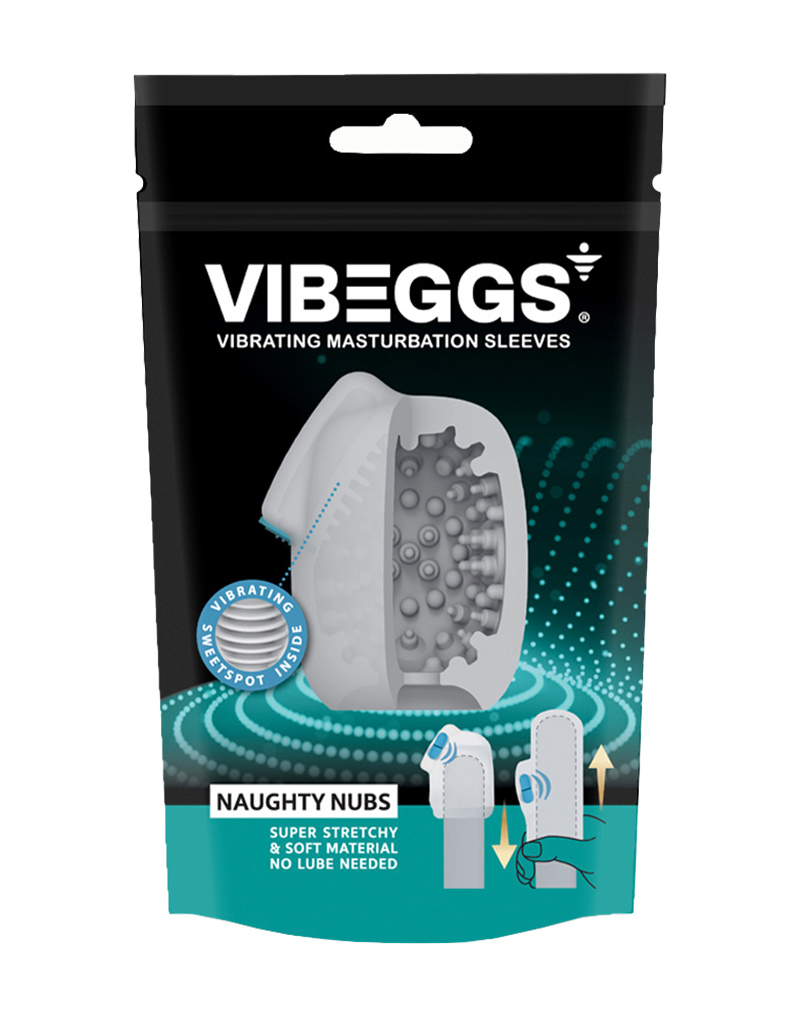 VIBEGGS – Naughty Nubs – Vibrating Masturbation Sleeve