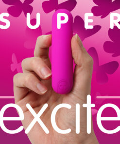 Skins Super Excite Rechargeable Pink Bullet – 10 Functions