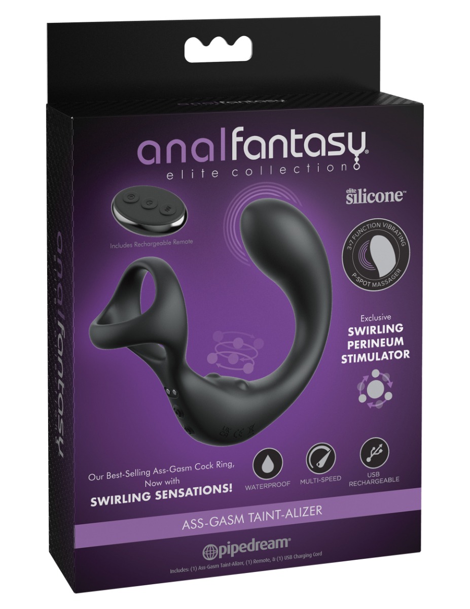 Pipedream – Anal Fantasy Elite – Ass-gasm Taint-Alizer – Black