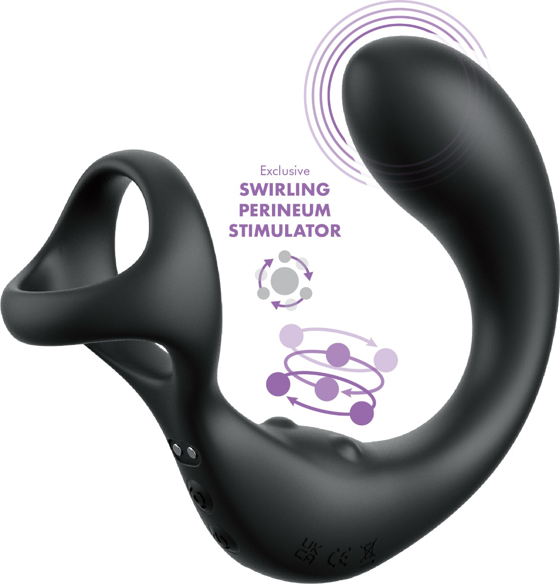 Pipedream – Anal Fantasy Elite – Ass-gasm Taint-Alizer – Black