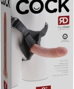 Pipedream – King Cock – Strap on Harness with 8″ Cock – Light