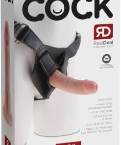 Pipedream – King Cock – Strap on Harness with 6″ Cock – Light