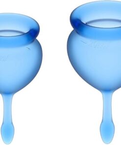 Satisfyer Feel Good Menstrual Cup – Dark Blue
