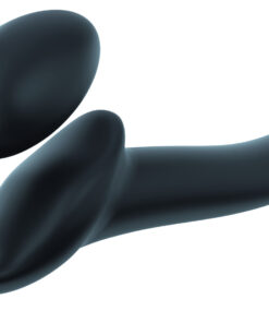 Strap On Me – Semi-Realistic Bendable Strap-On Black – S