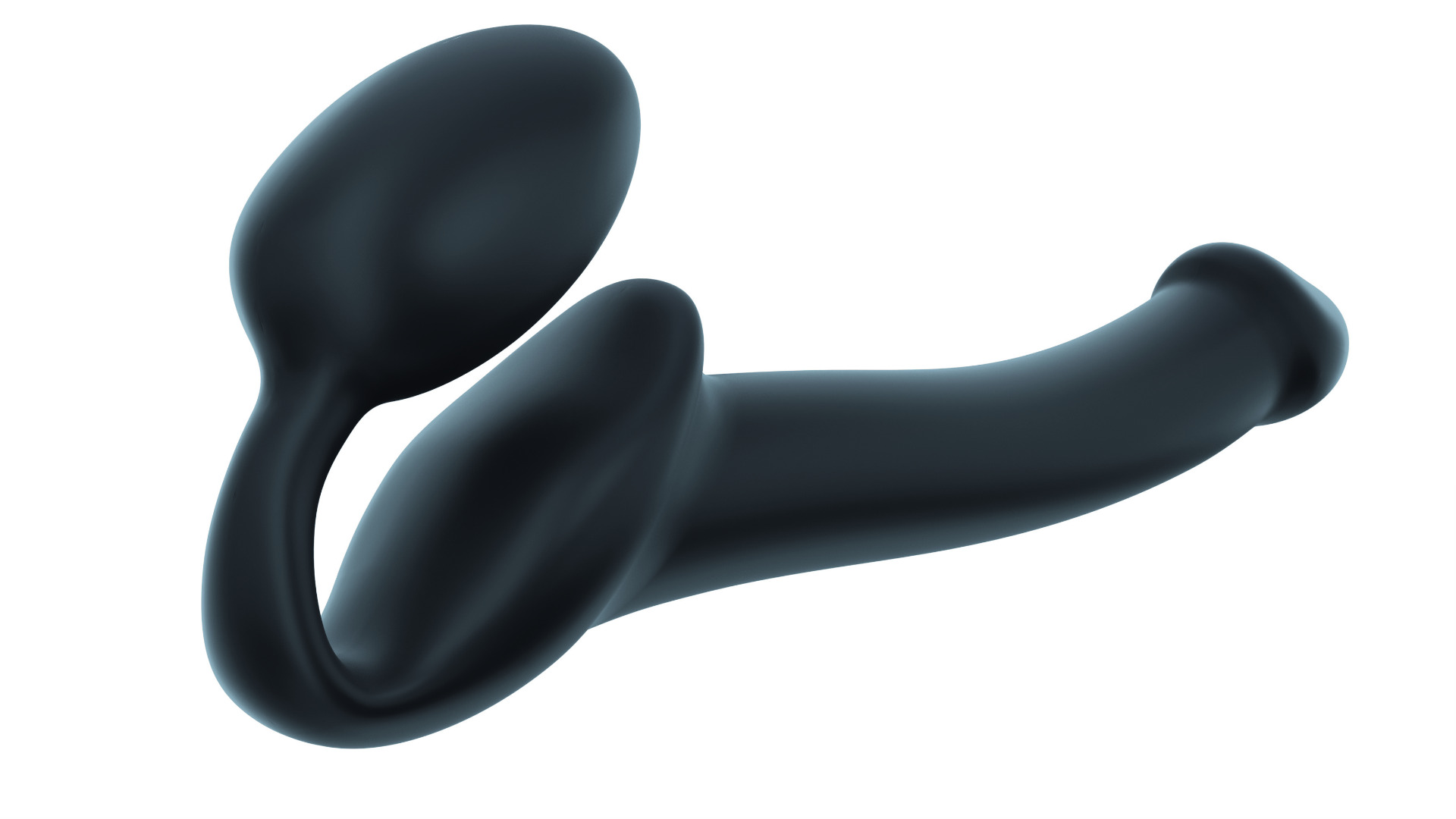 Strap On Me – Semi-Realistic Bendable Strap-On Black – S