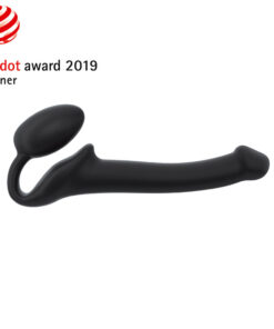 Strap On Me – Semi-Realistic Bendable Strap-On Black – S