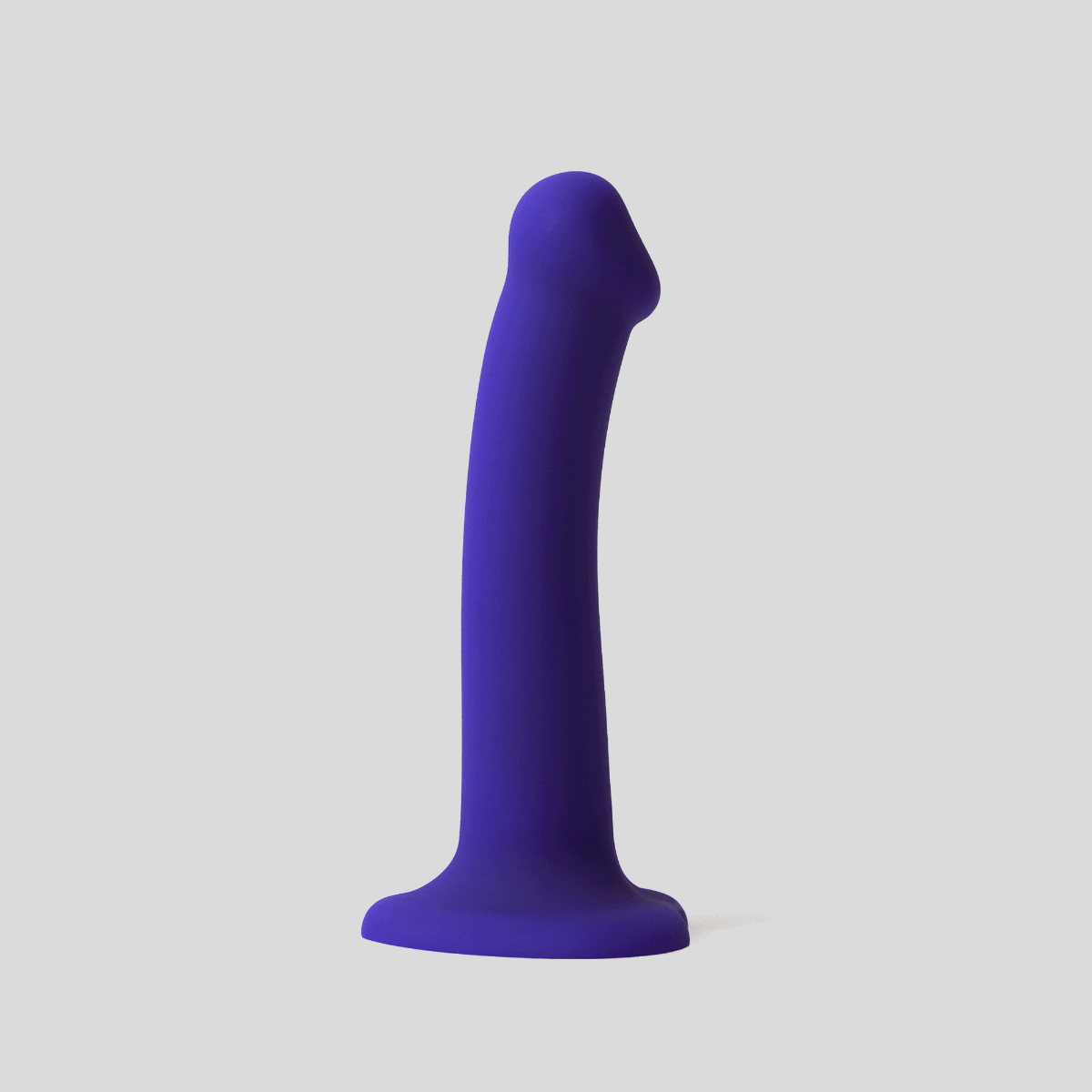 Strap On Me – Glow-LED Dildo Purple – M