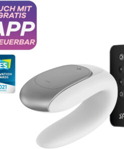Satisfyer App Enabled Double Fun - White