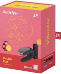Satisfyer App Enabled Double Fun - Black