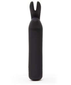 Happy Rabbit Rechargeable Vibrating Bullet - Black