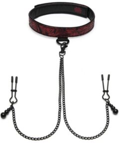 Fifty Shades of Grey Sweet Anticipation Collar Nipple Clamps