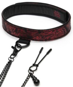 Fifty Shades of Grey Sweet Anticipation Collar Nipple Clamps