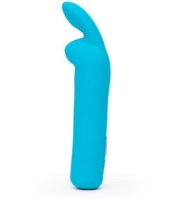 Happy Rabbit Rechargeable Vibrating Bullet - Blue